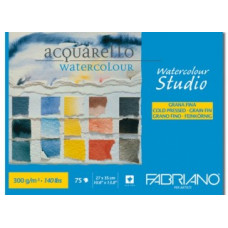 Склейка для акварели Fabriano Watercolor Studio 27х35 см 300 гр 75 листов